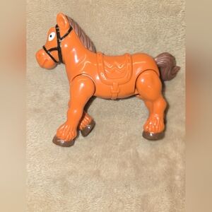 Disney Mickey Mouse & Goofy Frontierland Orange Horse